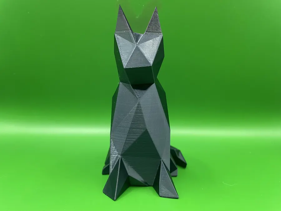 Mise en scène de Chat low-poly