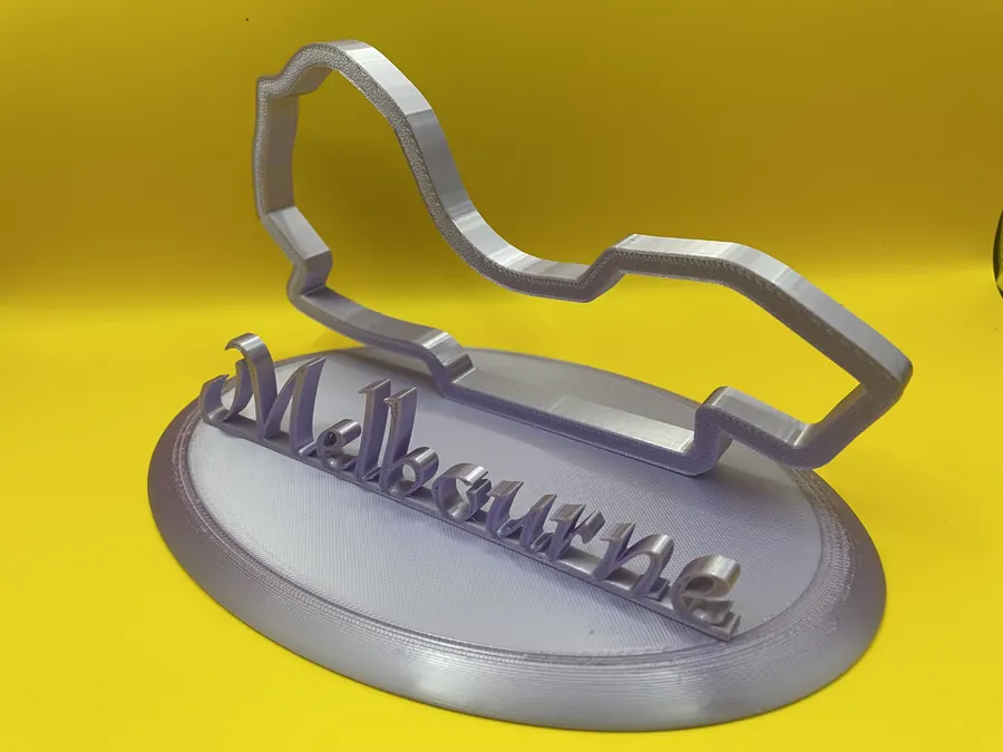 Mise en scène de Circuit F1 Melbourne