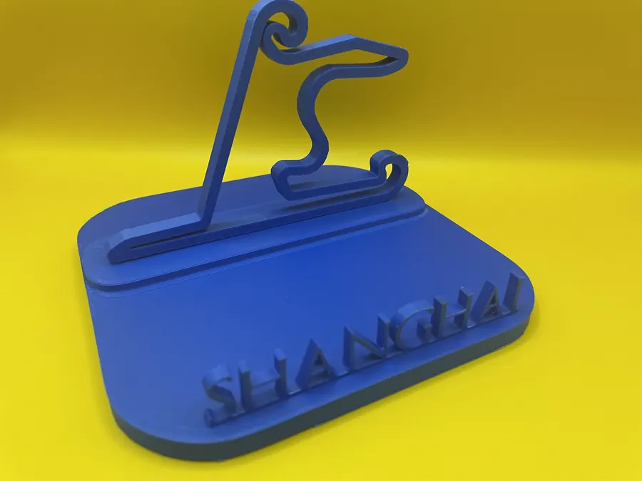 Mise en scène de Circuit F1 Shanghai