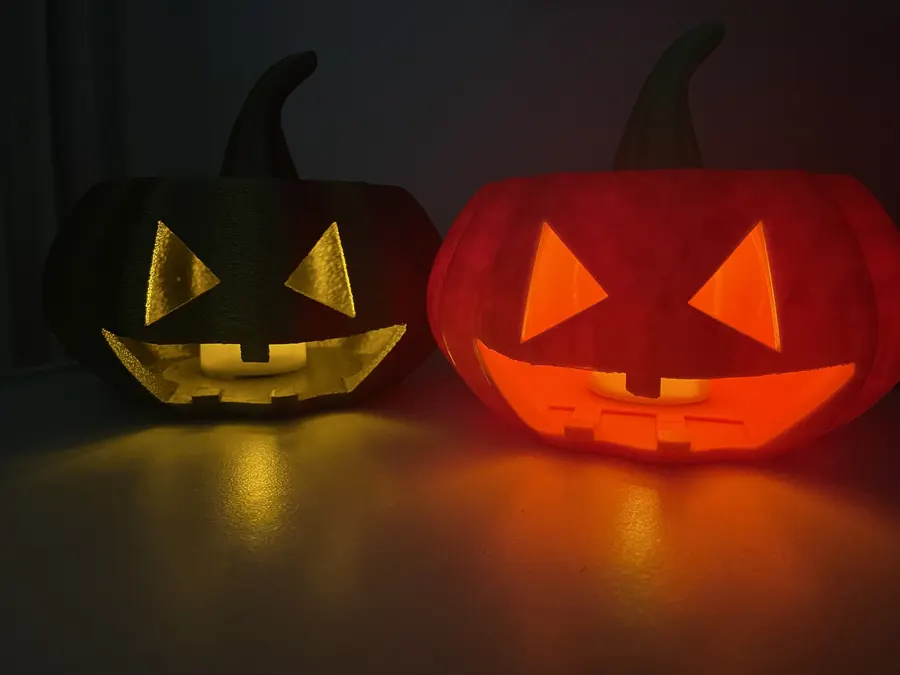 Mise en scène de Citrouille Halloween