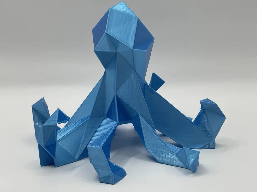 Mise en scène de Pieuvre low-poly