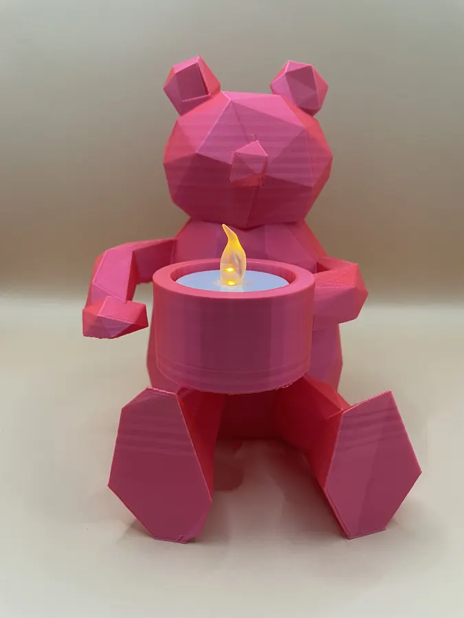 Mise en scène de Ourson lumineux