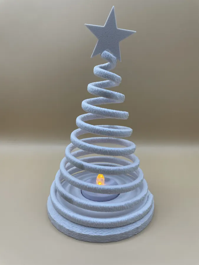 Mise en scène de Sapin lumineux