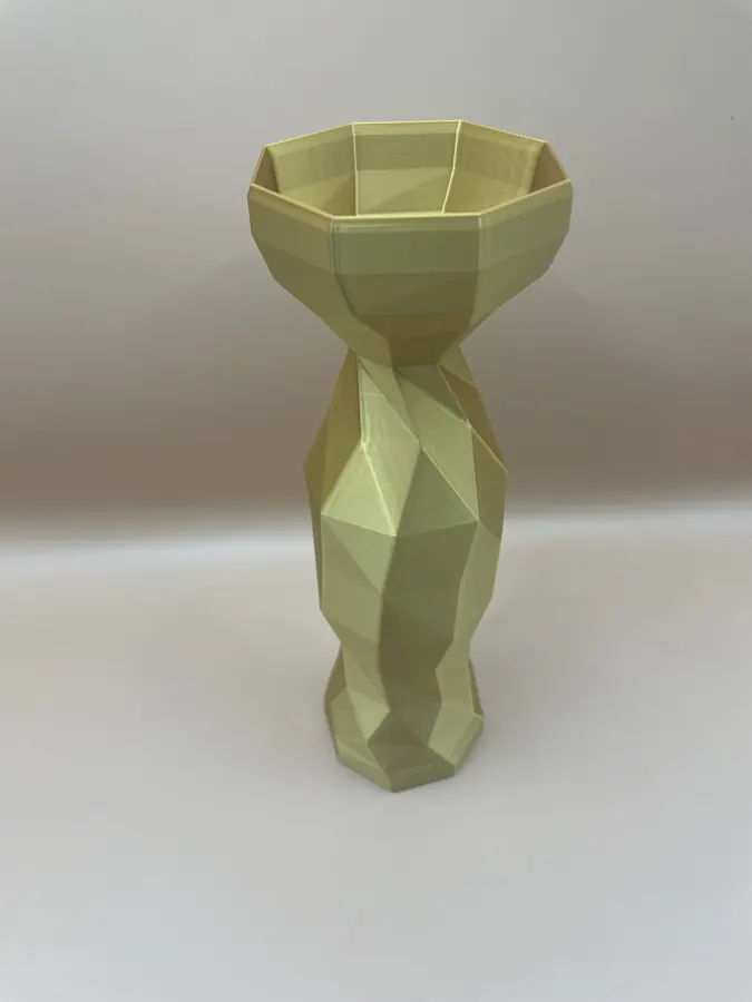 Mise en scène de Vase low-poly